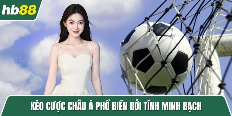 Kèo cược châu Á phổ biến bởi tính minh bạch