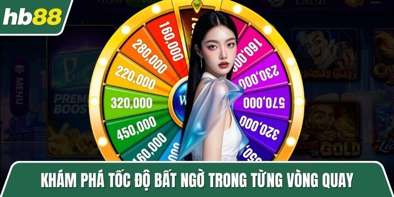 Khám phá tốc độ bất ngờ trong từng vòng quay